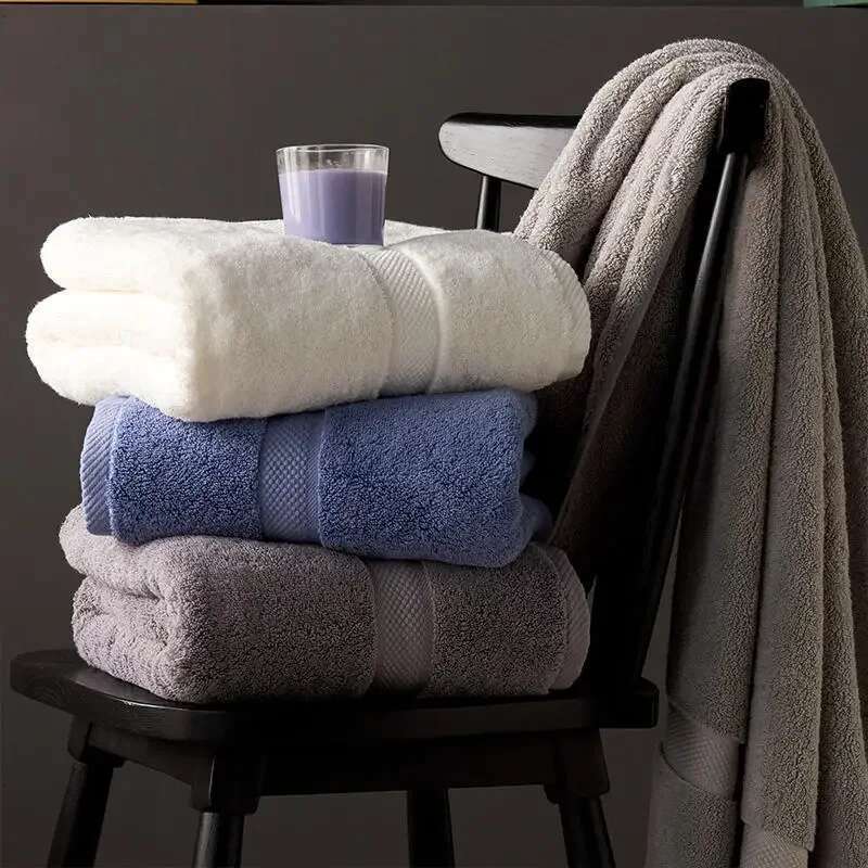 800 Grams Long-Staple Cotton Household Hotel Bathroom Big High Quality Adult Bath Towel 80X160