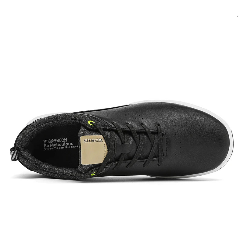 Waterproof mens golf shoes lace up golf training sports shoes stab free golf coaching machine breathable business dress shoes casual travel 250411