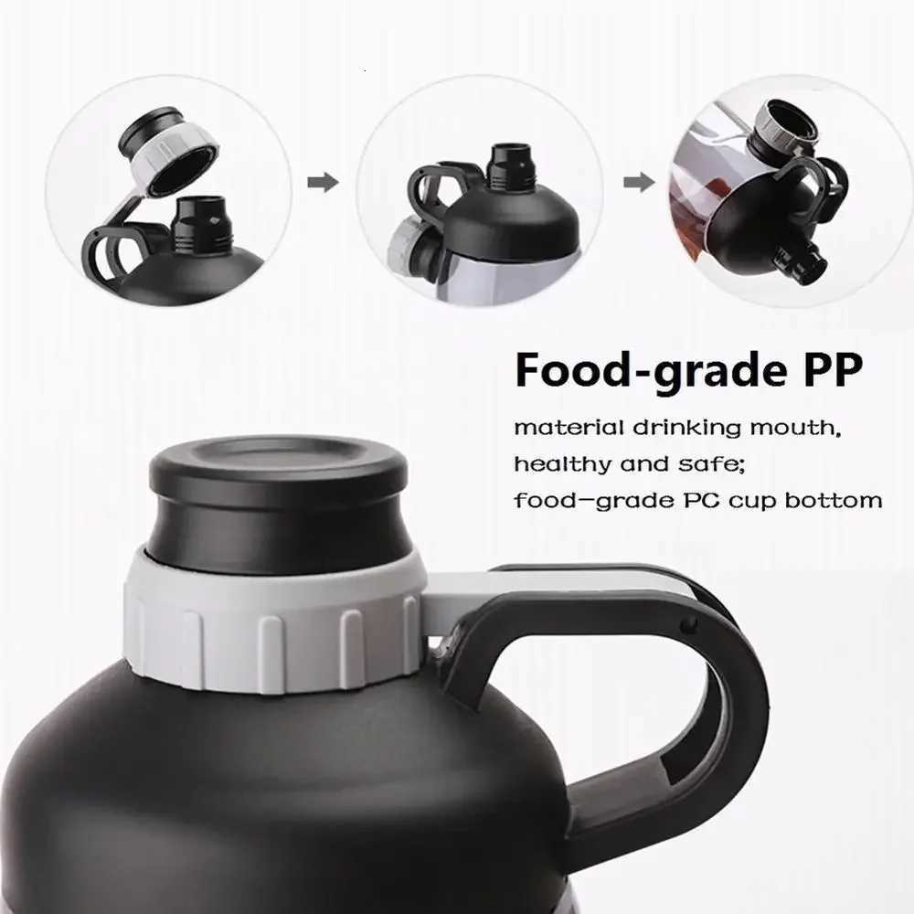 2L Large Capacity Sports Water Bottles Portable Outdoor Camping Picnic Bicycle Cycling Climbing Leak-proof Drinking BottlesW251114