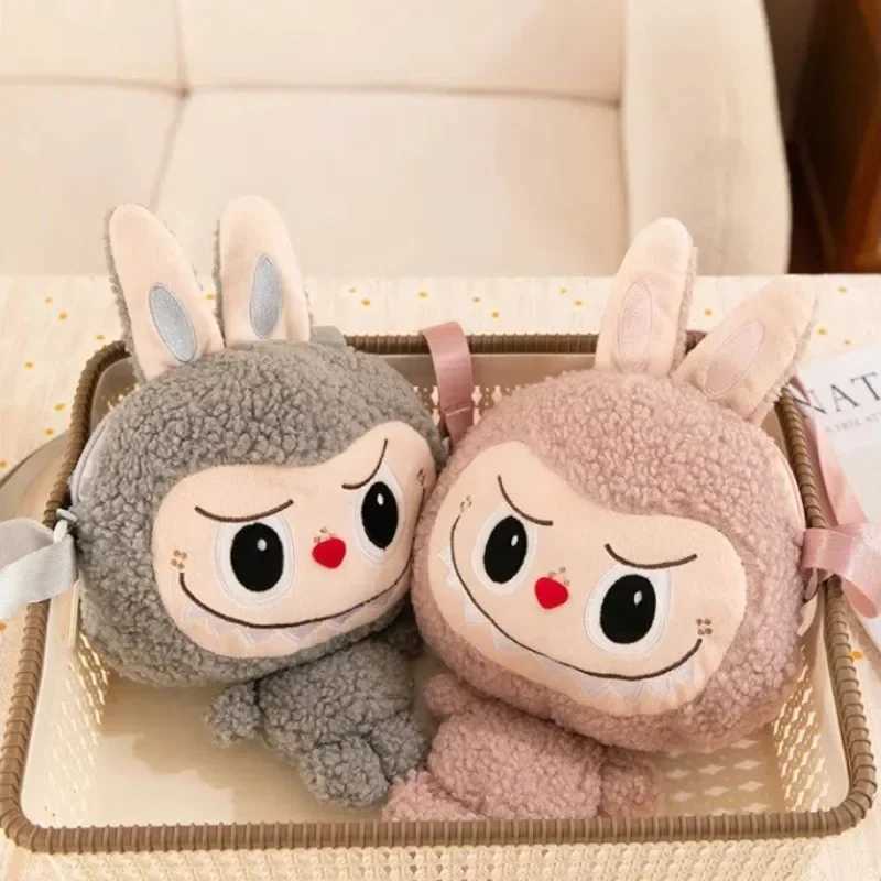 30cm Labubu Shoulder Cartoon Cute Doll Backpack Toy Play Crossbody Bag Monster Outdoor Travel Bag Christmas Gift X250415