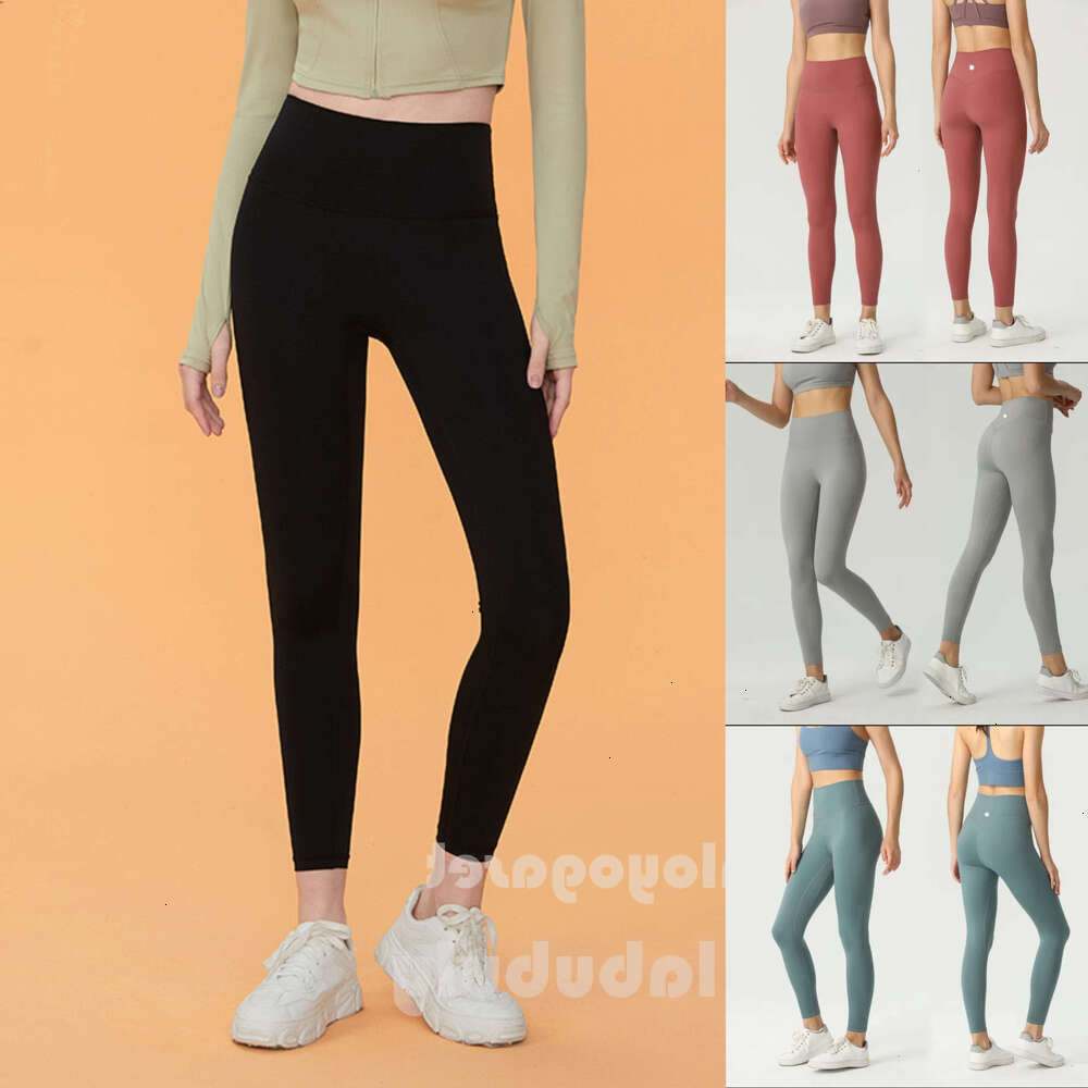 New 5A High Waist Yoga top quality luluity lemoner legging sets pants Women Push-up luluity lemoner pants set Soft T-shaped Sports leggings Pants Running