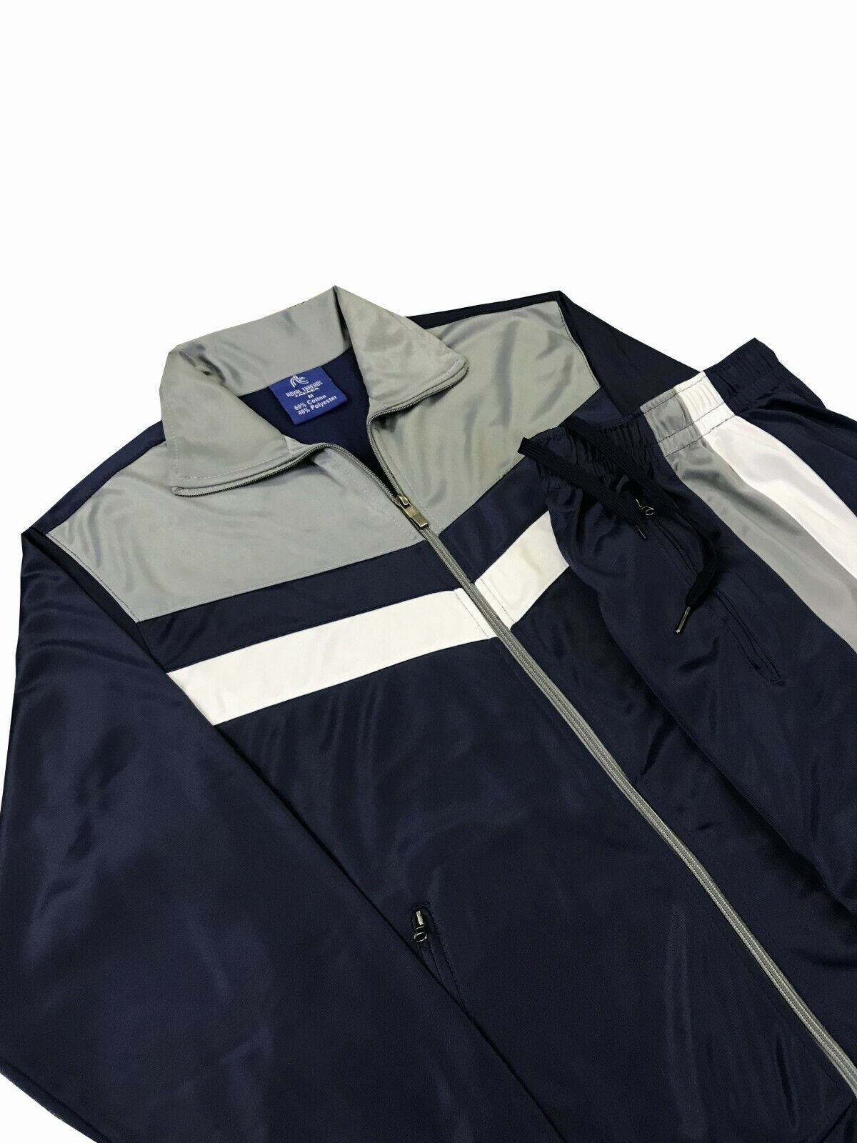Track Men ActiveWear Jacket Trackpants Top and Bottom Sports Outfit