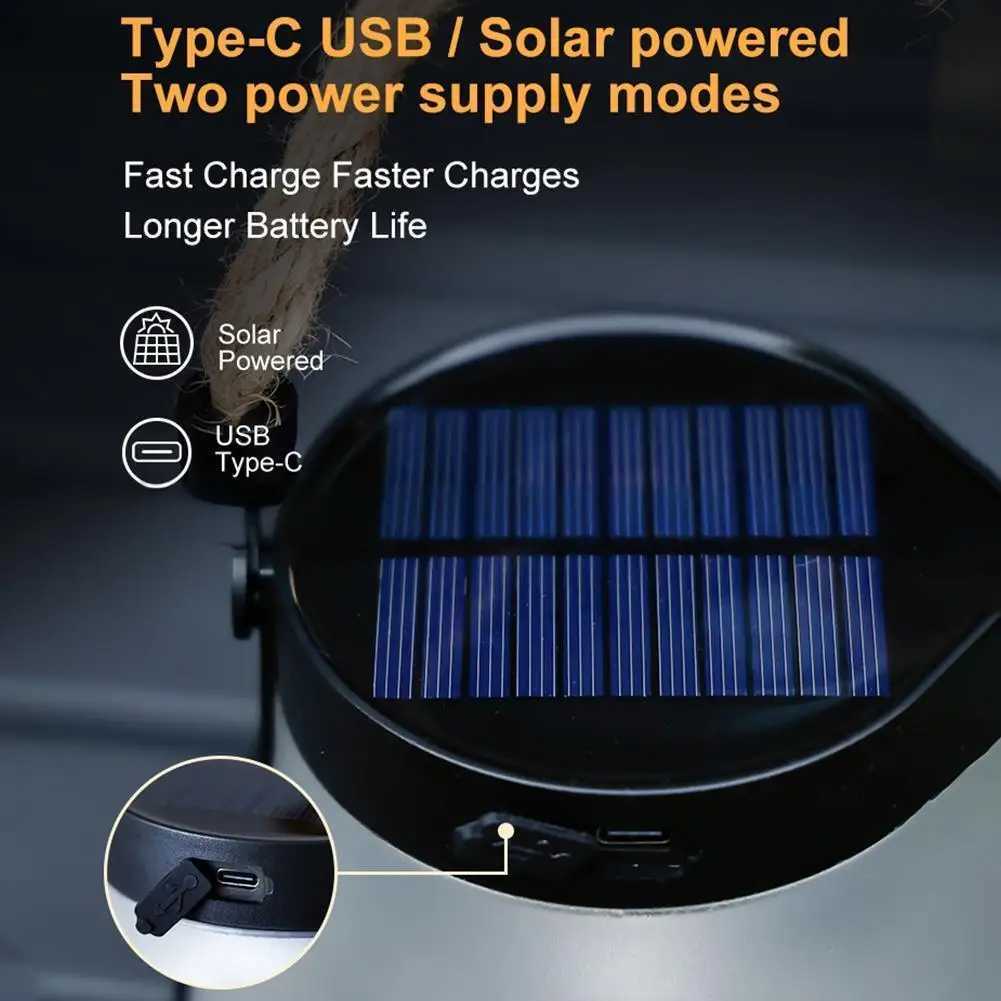 Solar Flame Lights Outdoor Waterproof Garden Lights with Flickering Flame Effect Solar Powered Lantern for Yard Camping Decor M251115