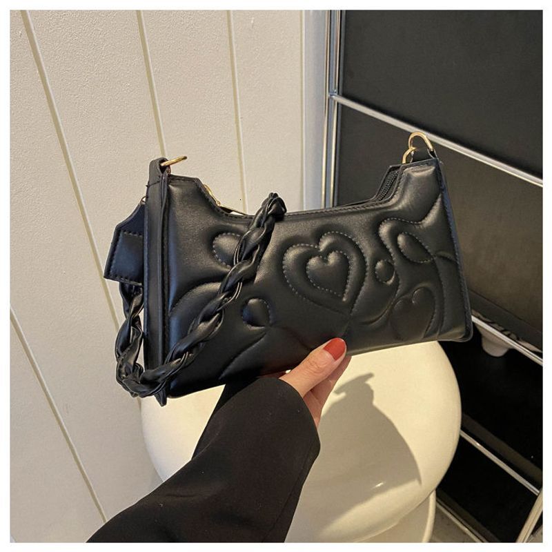 Underarm Candy Color Trend Shoulder Hold Fashion Indentation Simple Casual Small Square Bag