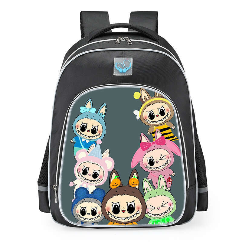 Elementary School Student Male Labubu Large Capacity Kindergarten Backpack Lightweight Reducing Load Children's Bag Female