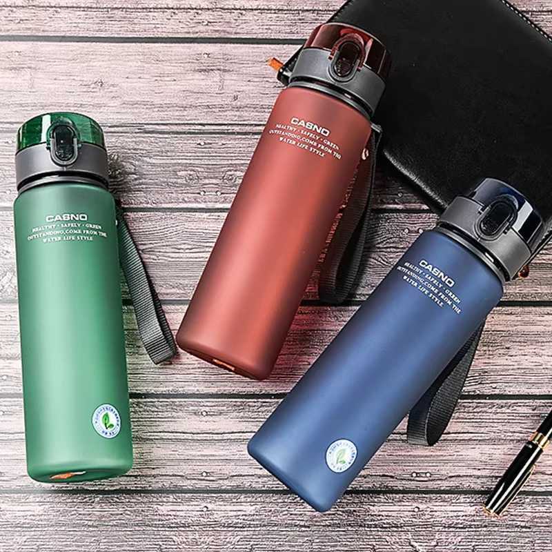 Large Capacity Sports Water Bottle Leak Proof Plastic Drinking Cup With Scale Suitable For Travel Fitness Leakproof Water CupW251114