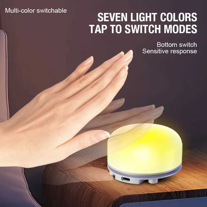 Outdoor Camping Atmosphere Light Cartoon USB Gift Bedhead Night Light Patting Light Reading Mini Lantern M251115