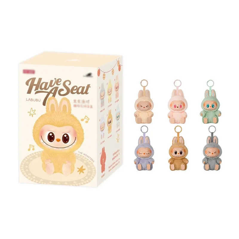 Labubu vinyl doll Clothing Plush keychain blind box supports a variety of styles wholesale and retail W250116