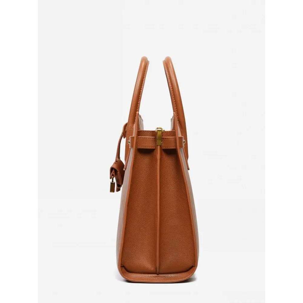 Handmade Mens Business Work Briefcase Handbag Cowhide Genuine Leather Totes Satchels Office Strap Shoulder Bag Crossbody Bags
