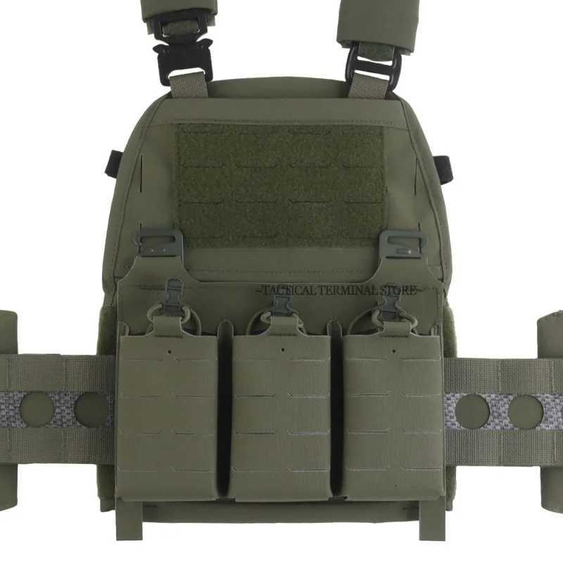 5 FCPC Tactical Vest Ferro Plate Carrier Hunting Portable MOLLE Airsoft Triple Magazine Pouch with Zip On Back Panel Banger XJ251114