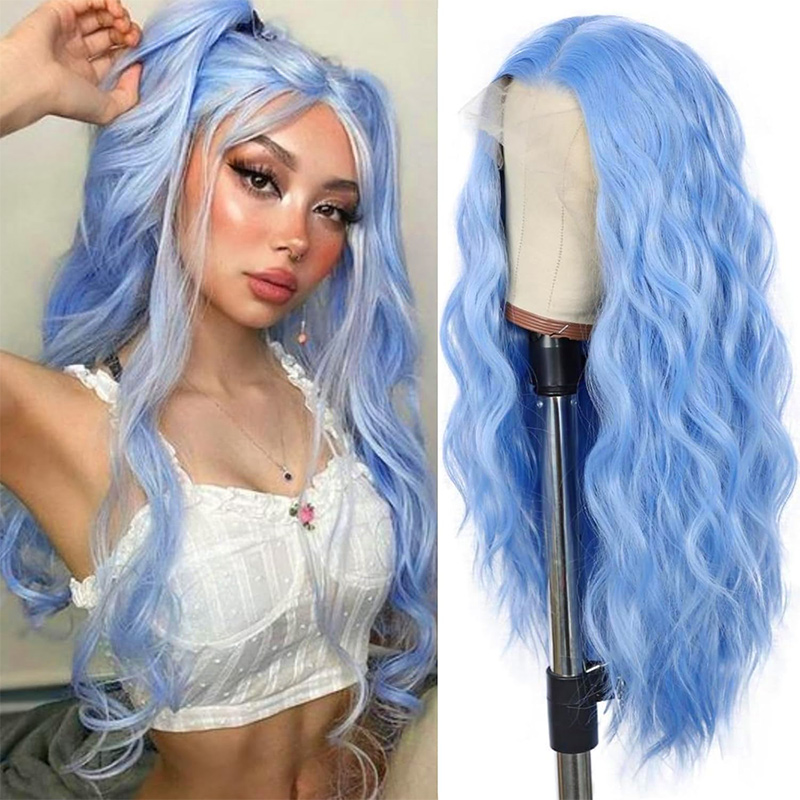 Honey Blonde Wave Wigs Look Like Really Human Hair Wigs Indian Hair Highlight Blonde P4/27 Pre-Cut 13x4 Closure Wig 180% Density Pre-Plucked Water Wav