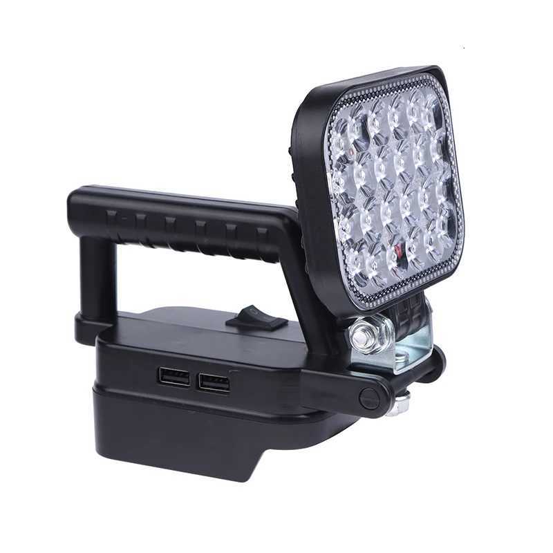 1/2 Set Lithium Battery Portable LED Spotlight Ideal for Work Camping and Emergency Situations M251115