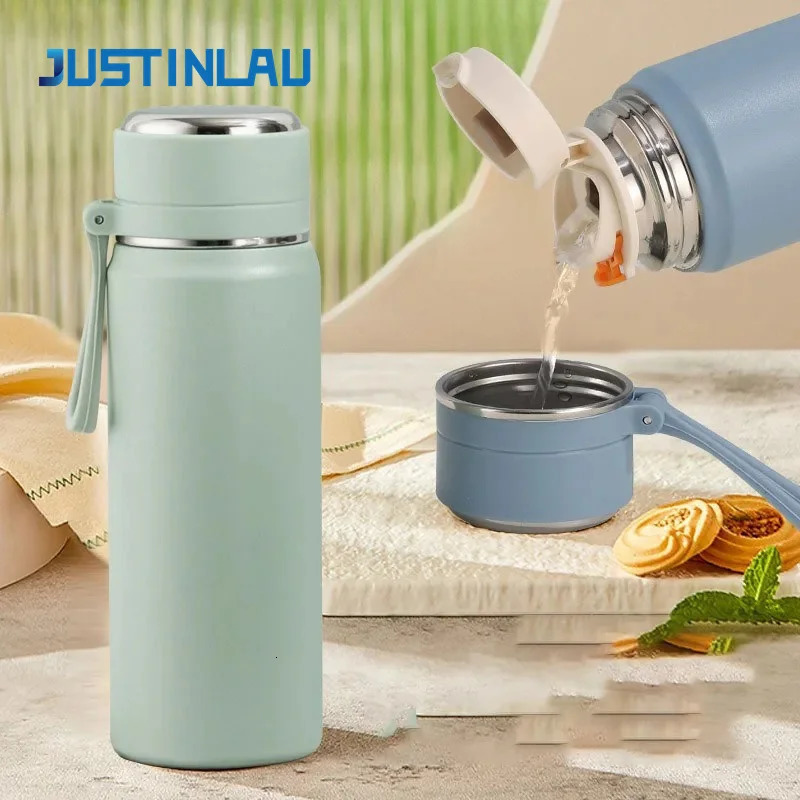 500600ml Stainless Steel Vacuum Flask Cold Cup Thermos Double Wall Car Thermal Iced Travel Mug Coffee Insulated 251107 W260226