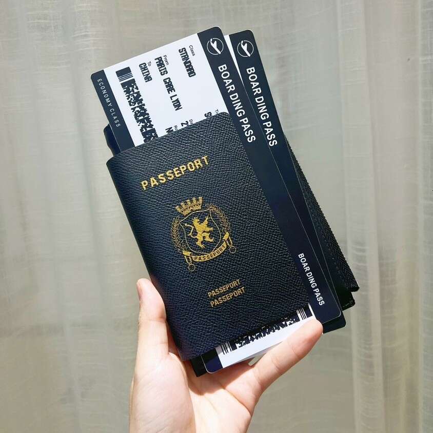 Mm Women's Bags B Home New Product: Airplane Ticket Holder, Passport Bag, Fashionable And Versatile Couple's Hanging Neck, Zero Wallet, Genu