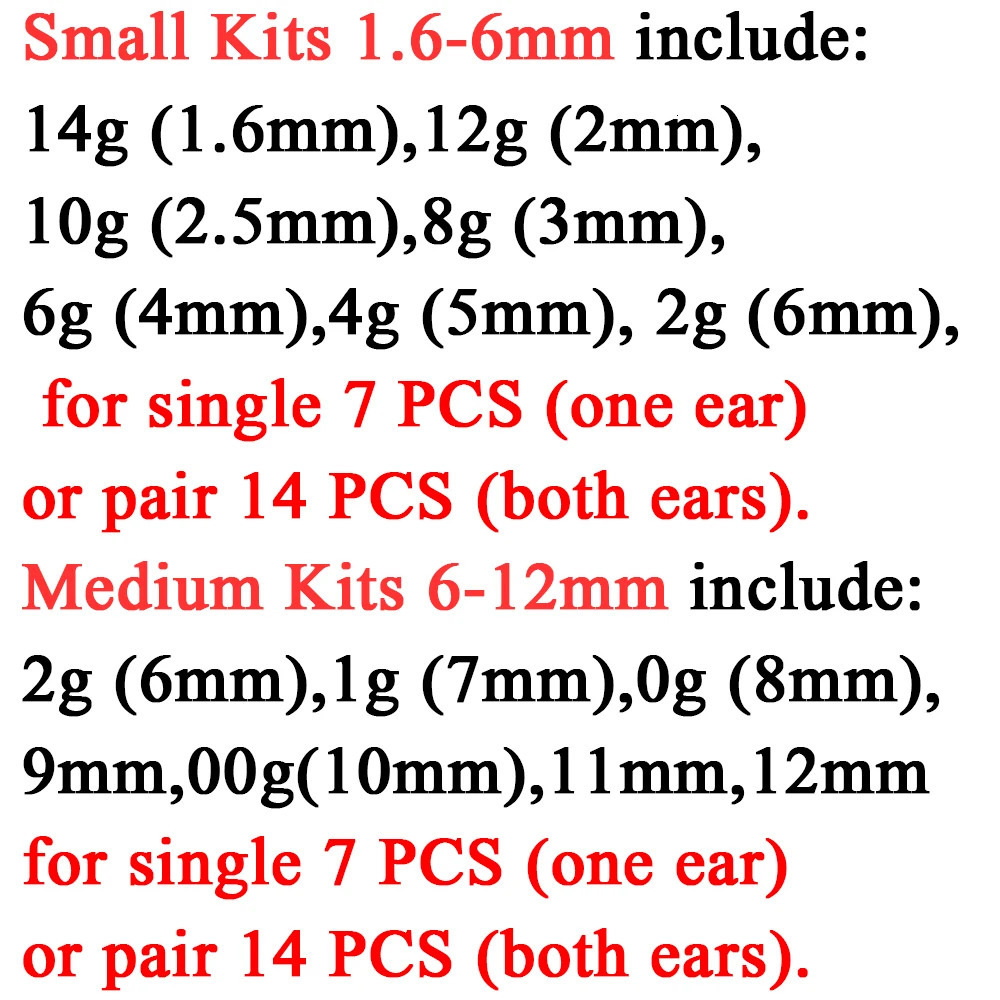 Finally got you the stretching plugs ever Twolobes Glass Stretching Kits Ear Gauges Plugs Comfy Stretchers Piercing 250408