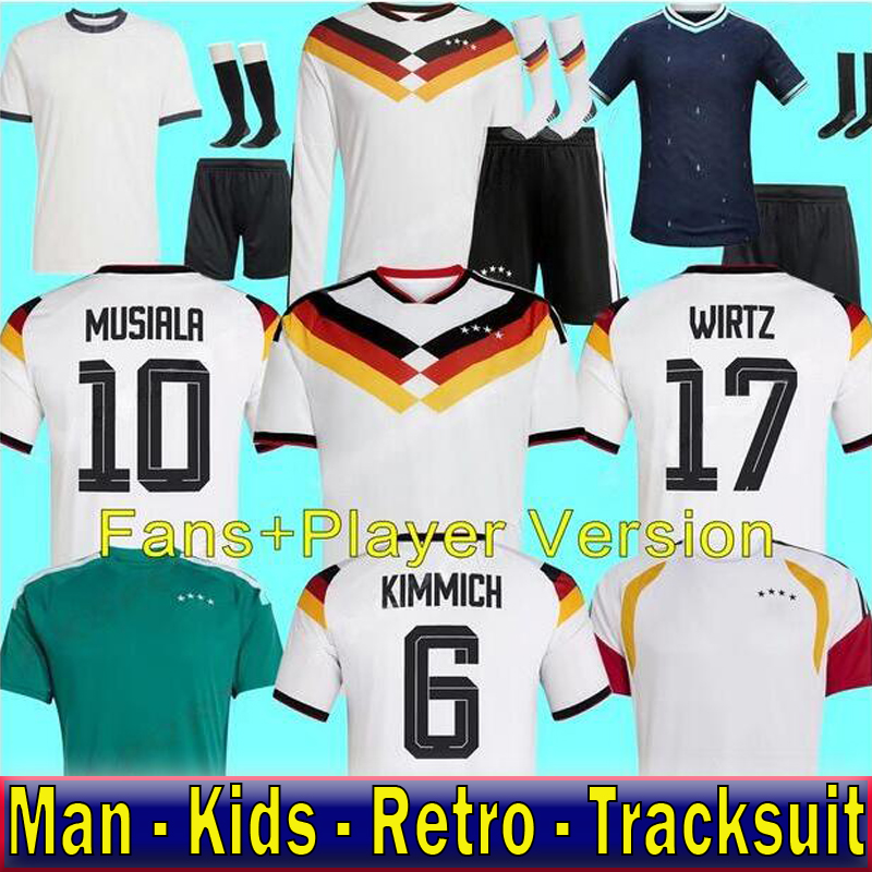 2026 2027 germany World Cup MUSIALA soccer jerseys 26 27 KIMMICH SANE KROOS FULLKRUG football Shirt HAVERTZ MULLER WIRTZ FUHRICH NEUER goalkeeper KIDS KITS uniform