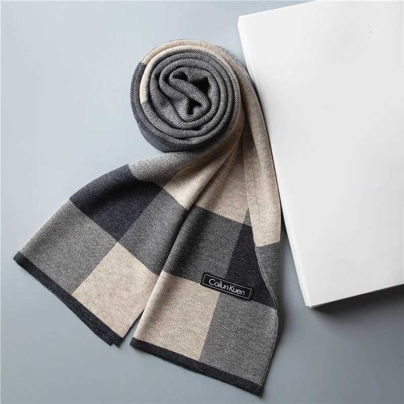 Luxury Cashmere Men Scarf Luxury Designer Lightweight Plaid Scarf for Men Cashmere Scarf Fringed Tassel Soft Keep Warm Windproof AD2114 Y251115