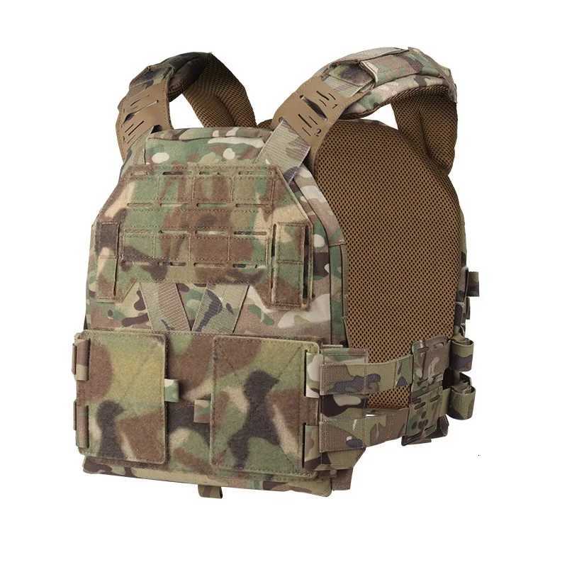 500d Nylon MOLLE Quick Release Hunting Vest Plate Carrier Comfort Lightweight Utility Agilit Army Airsoft Hunting Gear XJ251114