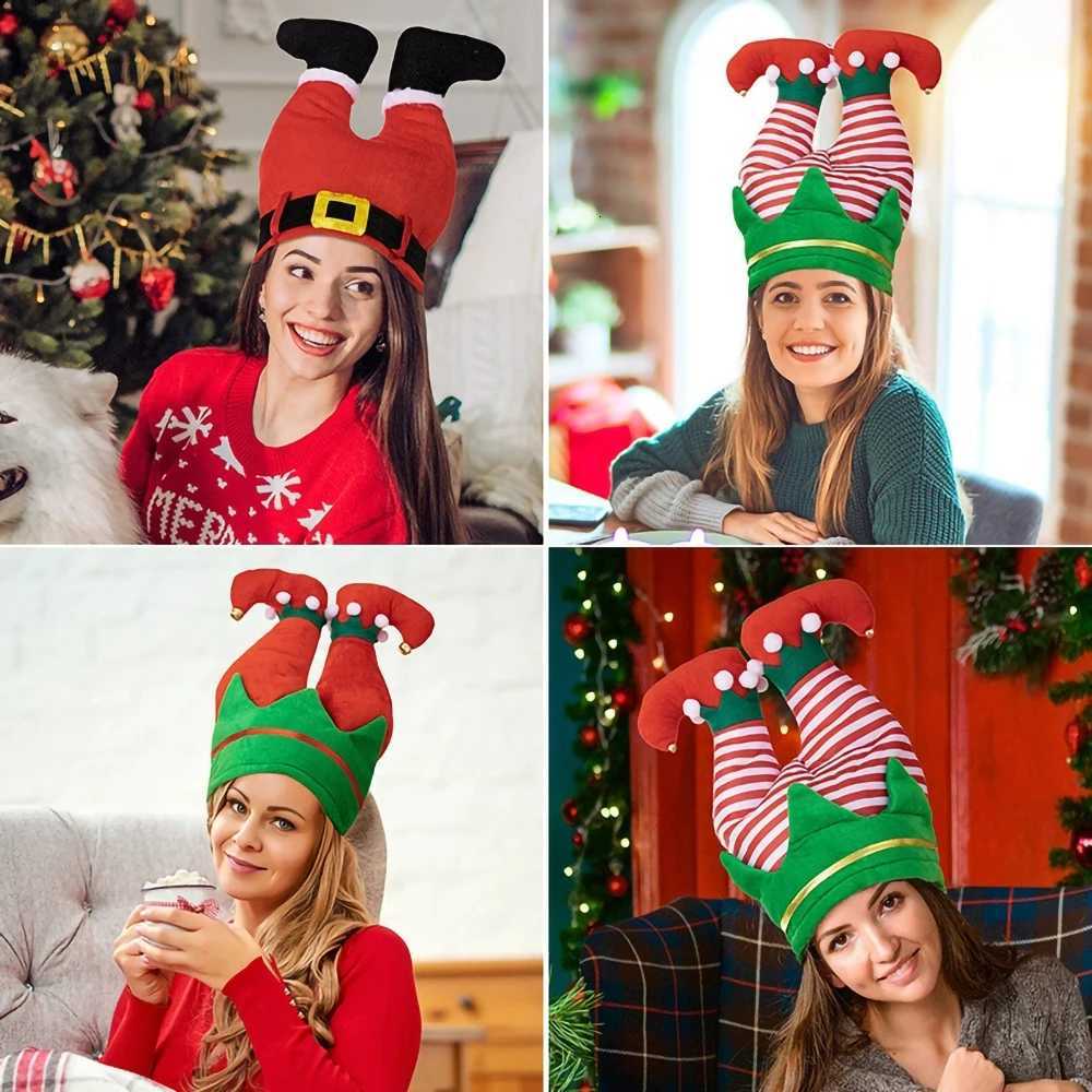 Festive Christmas HatElfClownand Pants Headwear for Party GiftsPerfect Christmas Decoration and Party Supplies Y251115