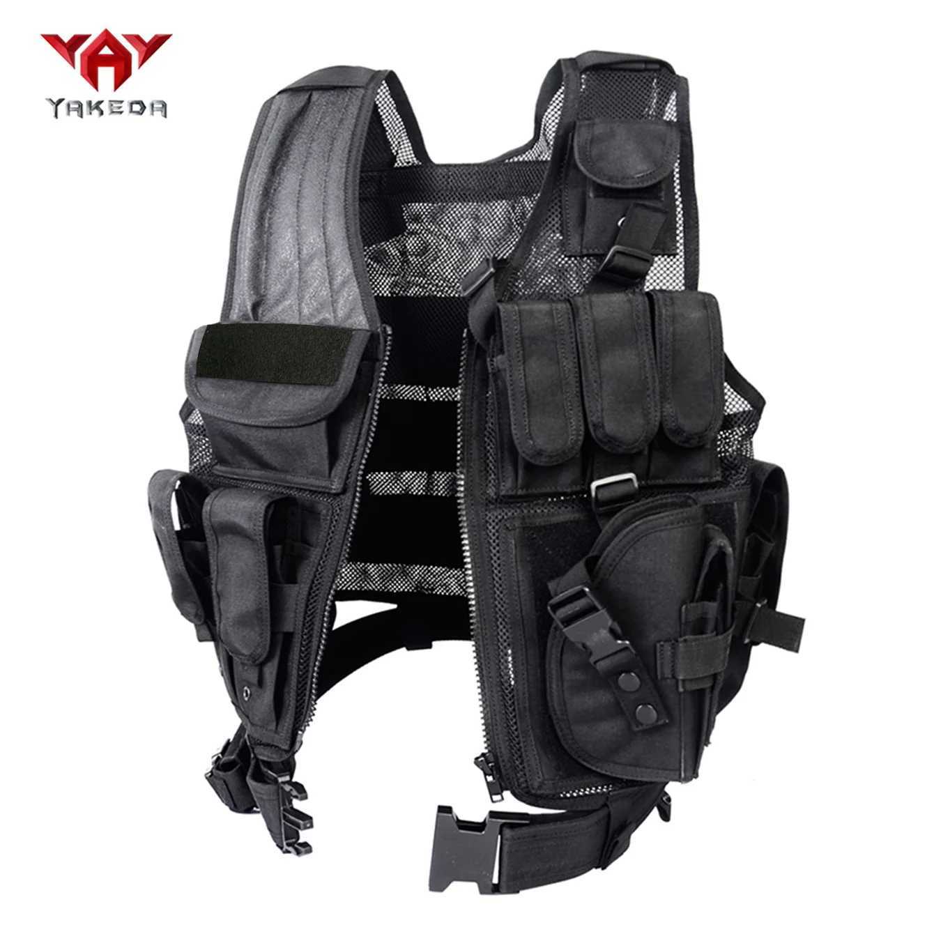 YAKEDA 600D durable polyester tear-resistant breathable hunting vest XJ251114
