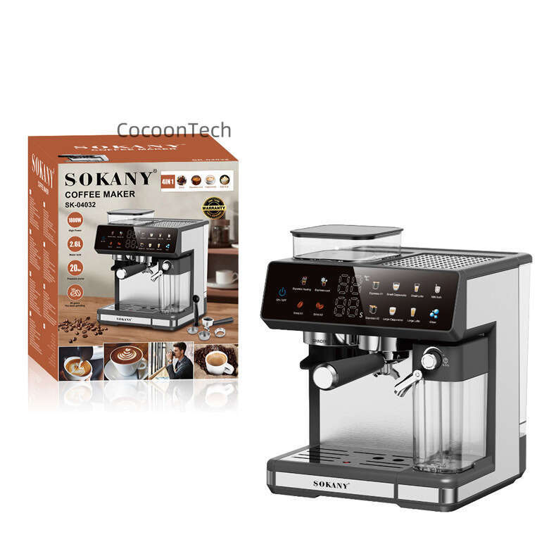 European standard hine, fully automatic steam high-pressure Italian coffee with grinding, brewing, and espresso hine