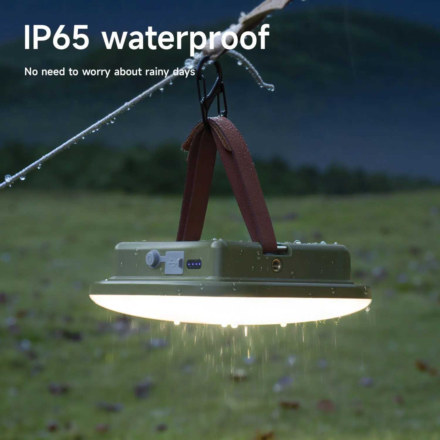 MOSLIGHTING Outdoor Camping Lantern Portable PD QC 30 Fast Charging LED Searchlight Tent Flashlight Outage Emergency Work Light M251115