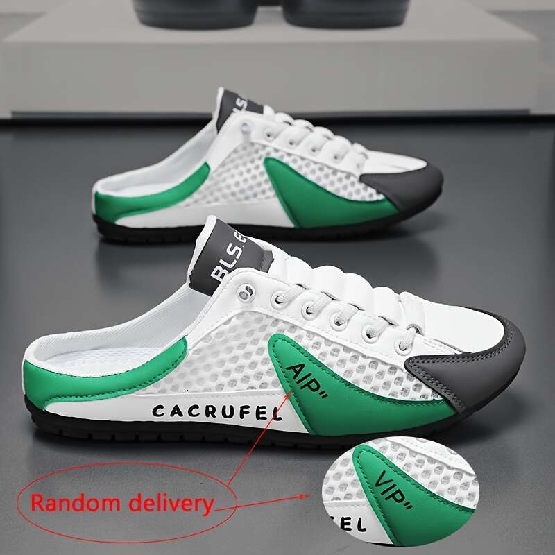 Men's shoes niche sneaker Slip-On Sneakers Breathable EVA Insole Durable PVC Sole with Details Perfect for Indoor Sports Casual trainers