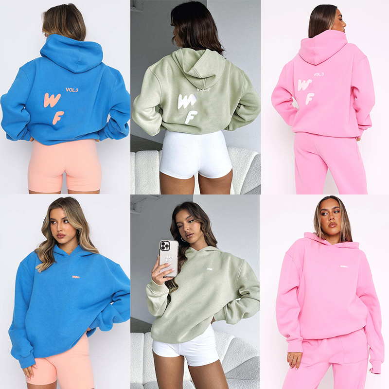 Whitess Foxlisness Designer Women's Sports Hoodie Autumn Women's Hoodie Hoodie Sportswear Women's Loose Hoodie Women's Top