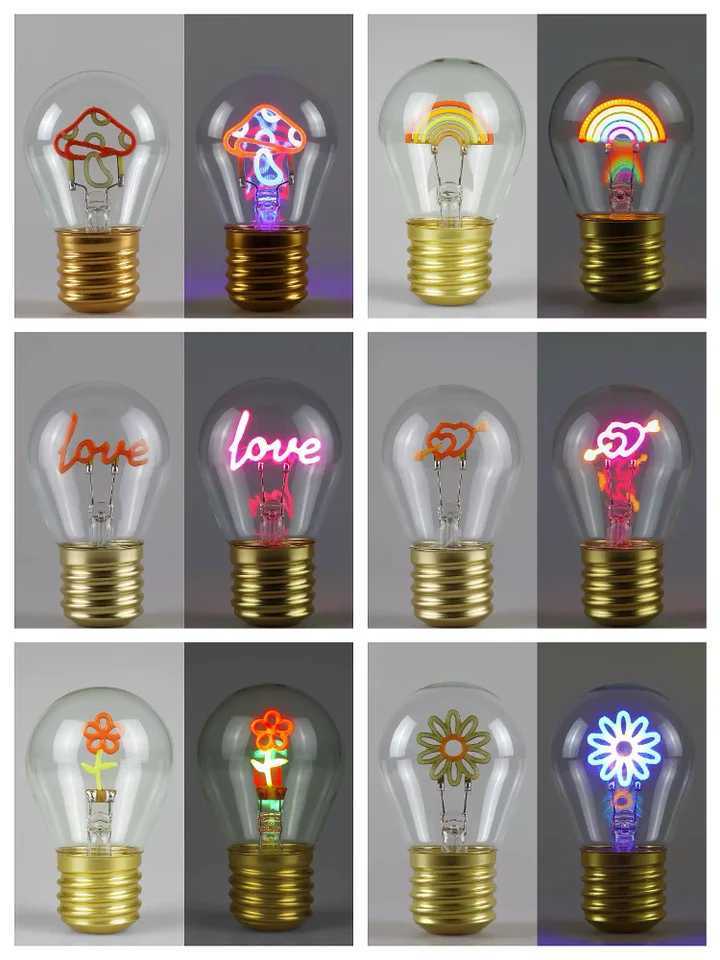 A70 5V rechargeable light bulb with one arrow through the heart modeling plasti dimmable creative decorative desk bedroom lamp C251115