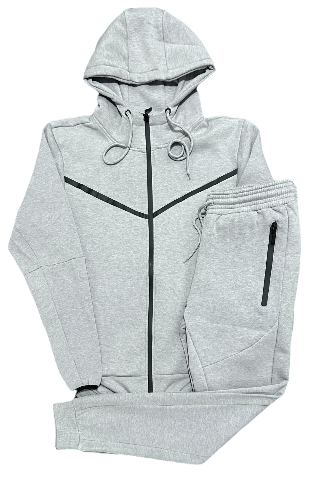 Tech Sweatsuit Men's Fleece Jogger Suit Warm Heavy Material