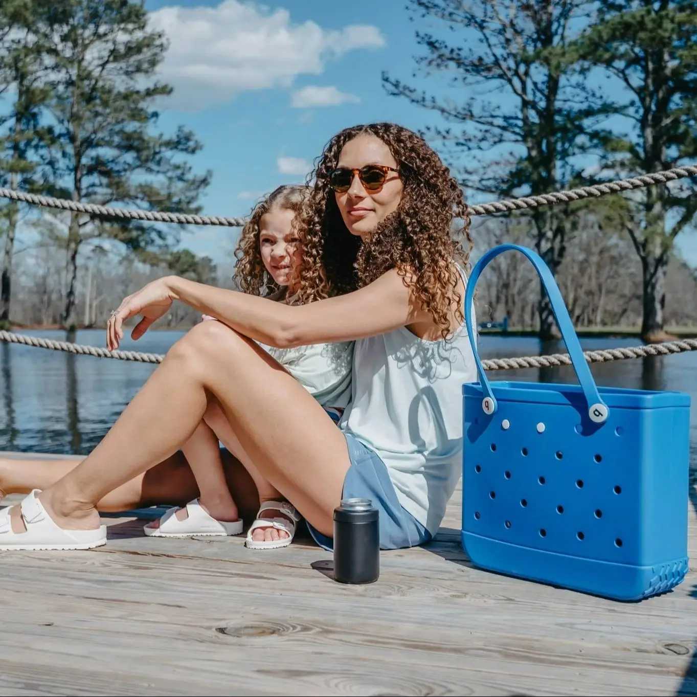 M size Eva beach handbag fashion mom diaper storage basket summer rubber handbag solid color jelly beach bag Sundries organizer W250415