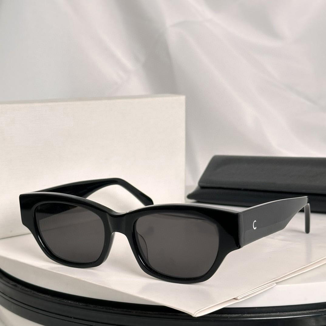 Designer sunglasses women's fashion trend outdoor travel vacation shopping wear sunglasses with letter temples solid color square frame sunglasses higher quality