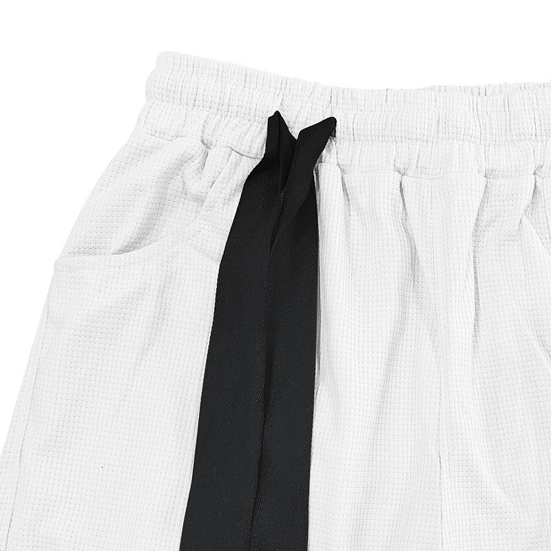 Spring/Summer New American Men's Casual Solid Color Youth Loose Leg Tight Pants