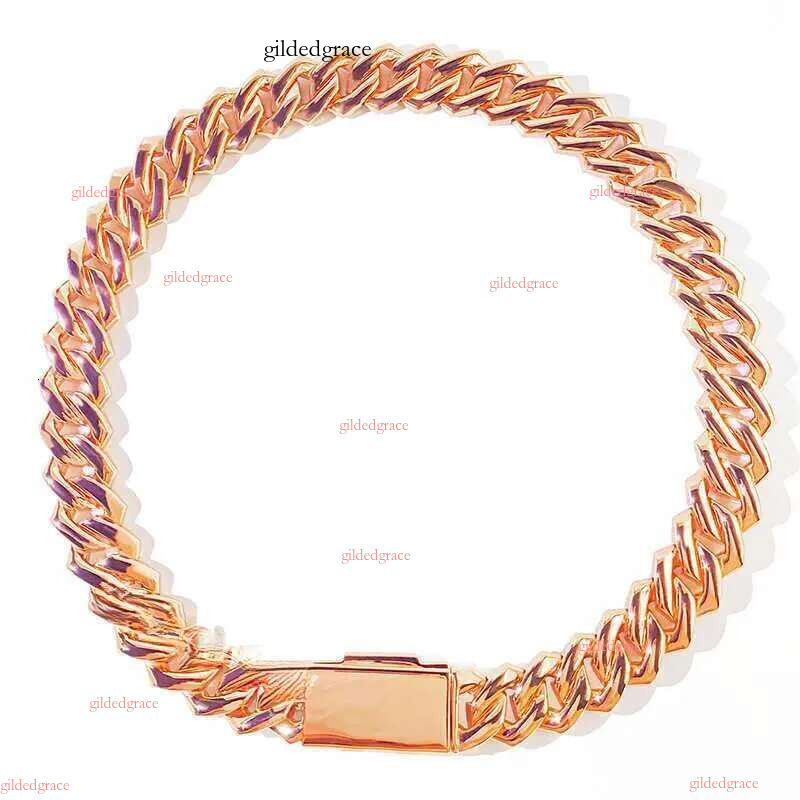 Custom 20mm 4-Rows Sterg Sier Rose Gold Cuban k Chain for Men Full Iced Hip Hop Dia Moissanite Fine Necklaces