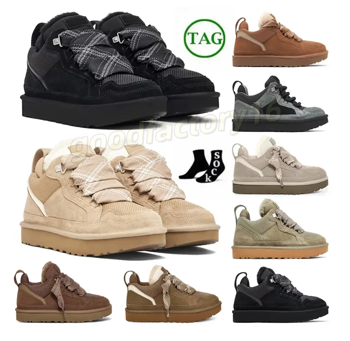 2025 stasmans Designer Casual Shoes shoe lowmel Womens Tazz Tasman sneaker Fur Trainer Classic Platform Chesut siery lace-up Suede Wool Winter trainers