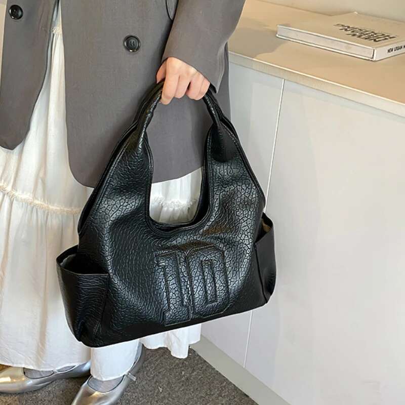 Designer Bag Fashion Design Women Casual Handbags Y2k Aesthetic All Match Ins Shoulder Bags Korean Vintage Simple Underarm Bag Trendy