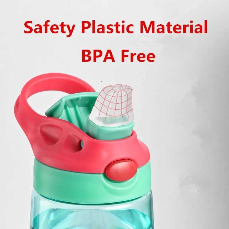 DIY Children Water Bottles Portable 480ML Personalized Outdoor Safety Plastic Drinking Cup For Birth Gift Free Customize NamesW251114