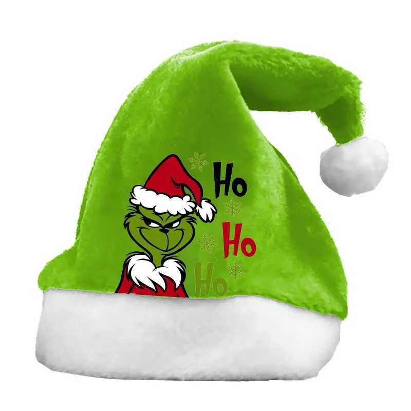 Christmas Decorations Thickened Flanged Christmas Hat Childrens Adult Double-sided Velvet Hat Y251115