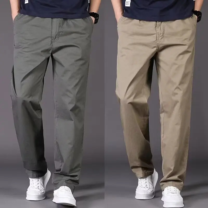 Commodity pants pocket mens Trouser sports shoes largesized clothing gym Y2k runner casual 250407