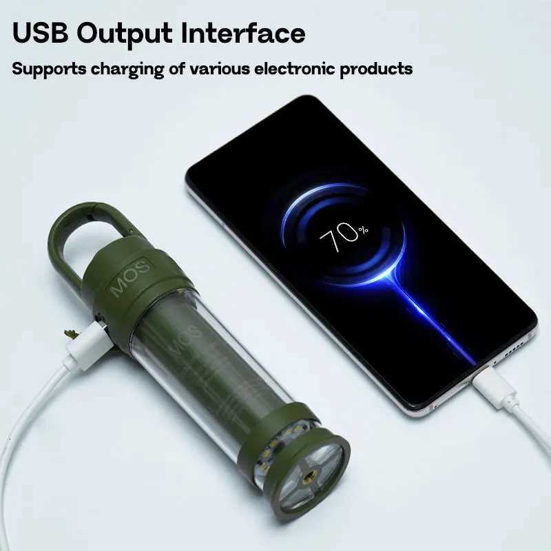 MOSLIGHTING Outdoor Lighthouse Camping Lantern Home LED Lighting Portable Emergency Flashlight Hanging Tent Lamp Camp Supplies M251115