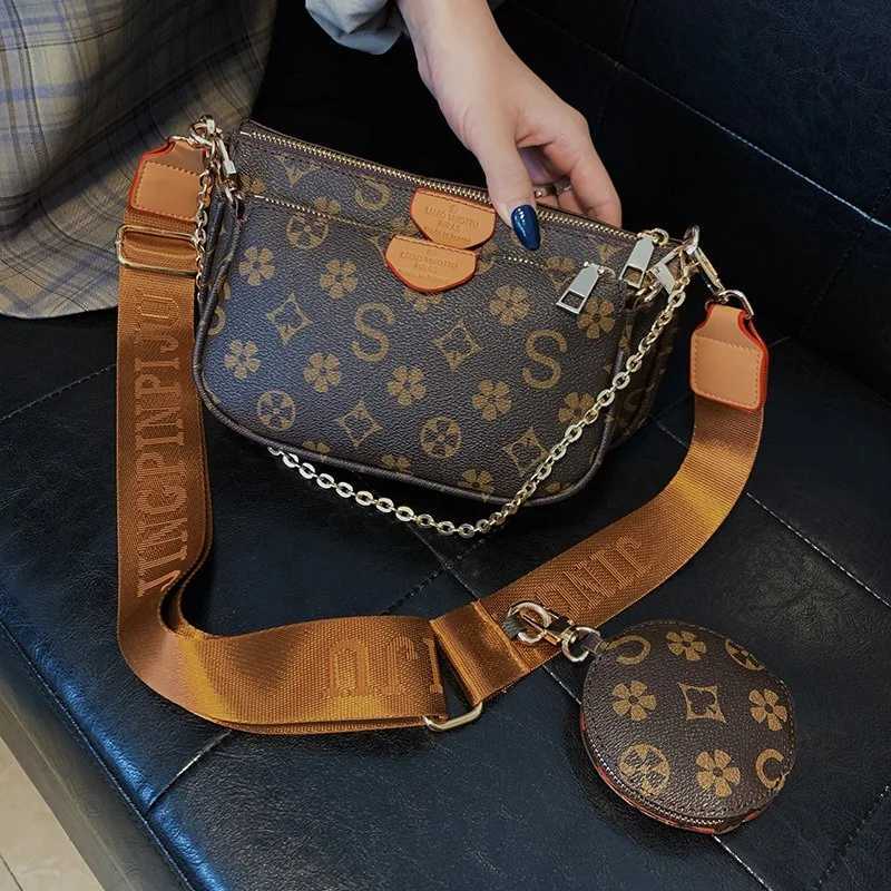 FAshionable small bag for women new trendy 3-in-1 crossbody bag with chain versatile underarm shoulder bag C251115