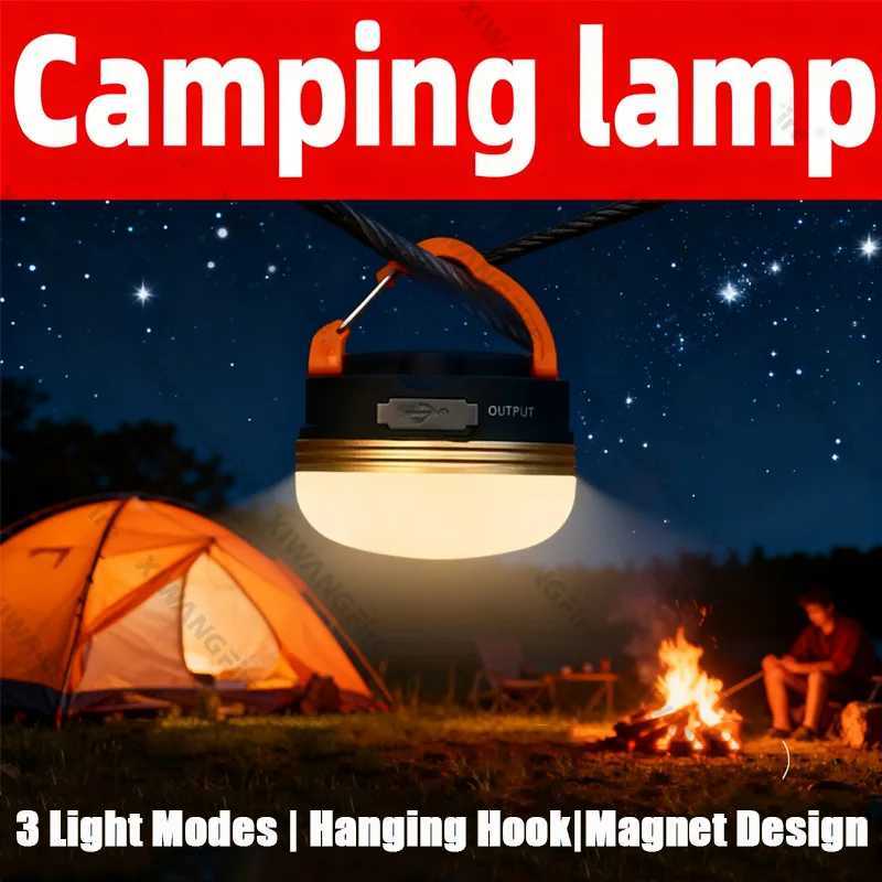 LED Lantern Portable Camping Light 3 Lighting Modes Camplights Hanging Outdoor Tent Home Emergency Lamp with Magnet M251201