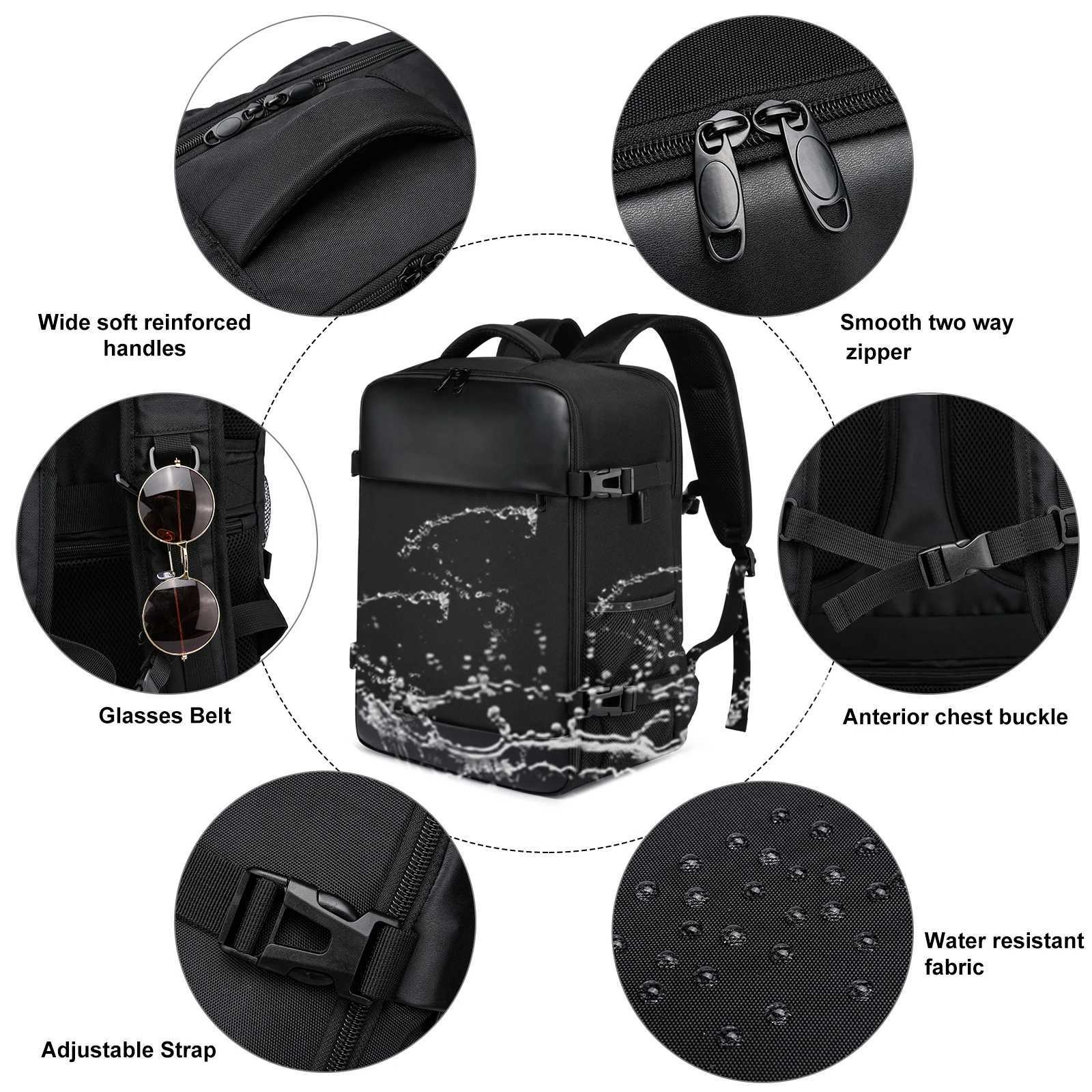 ryanair 40x20x25 and easyjet 45x36x20 Cabin Bag Travel Backpack unisex Laptop Backpack outdoor travel backpack StudentSchoolW251114