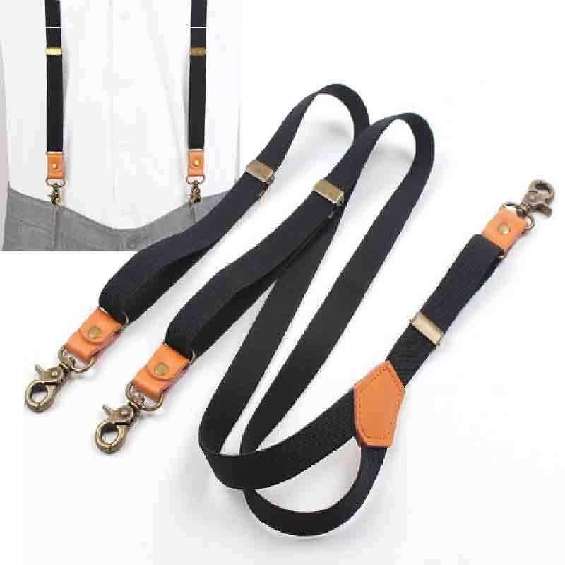 Retro mens hanger 3hook casual Trouser fashionable adjustable womens bracket y250326