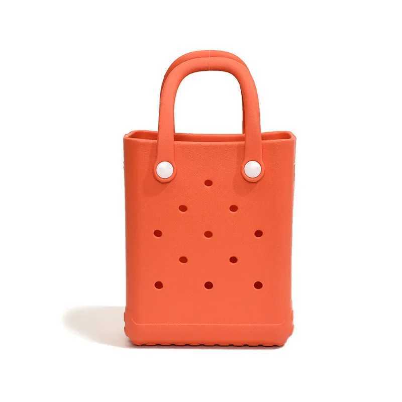 EVA beach burger bag childrens handbag rubber waterproof summer travel shoulder bag fashionable shopping ten font womens jelly bag W250415