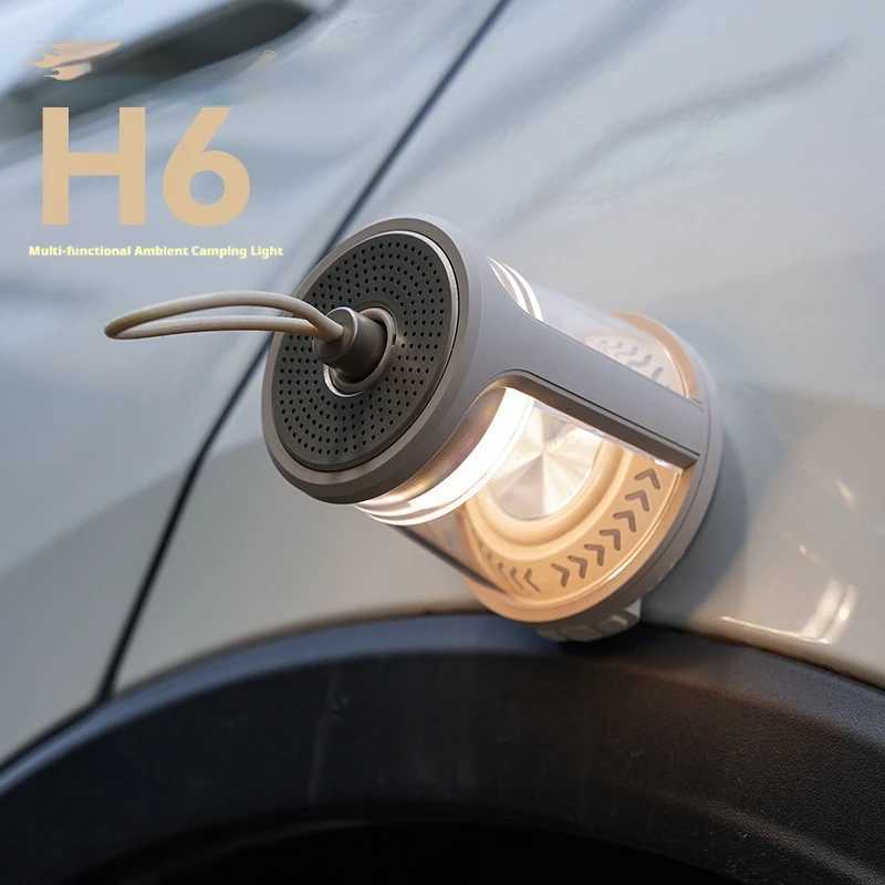 Camping Lantern Warm Light Long Battery Life Portable Tent Light Outdoor Camping Hanging Lamp Rechargeable Atmosphere Lighting M251115