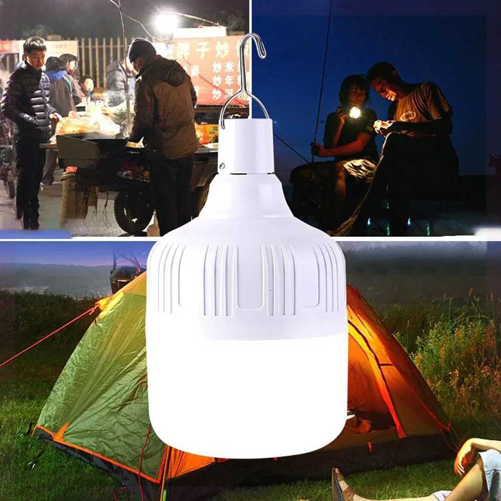 ZK30 Portable Camping Light Rechargeable Led Light Camping Lantern Emergency Bulb High Power Flashlight Camping Equipment Bulb M251115