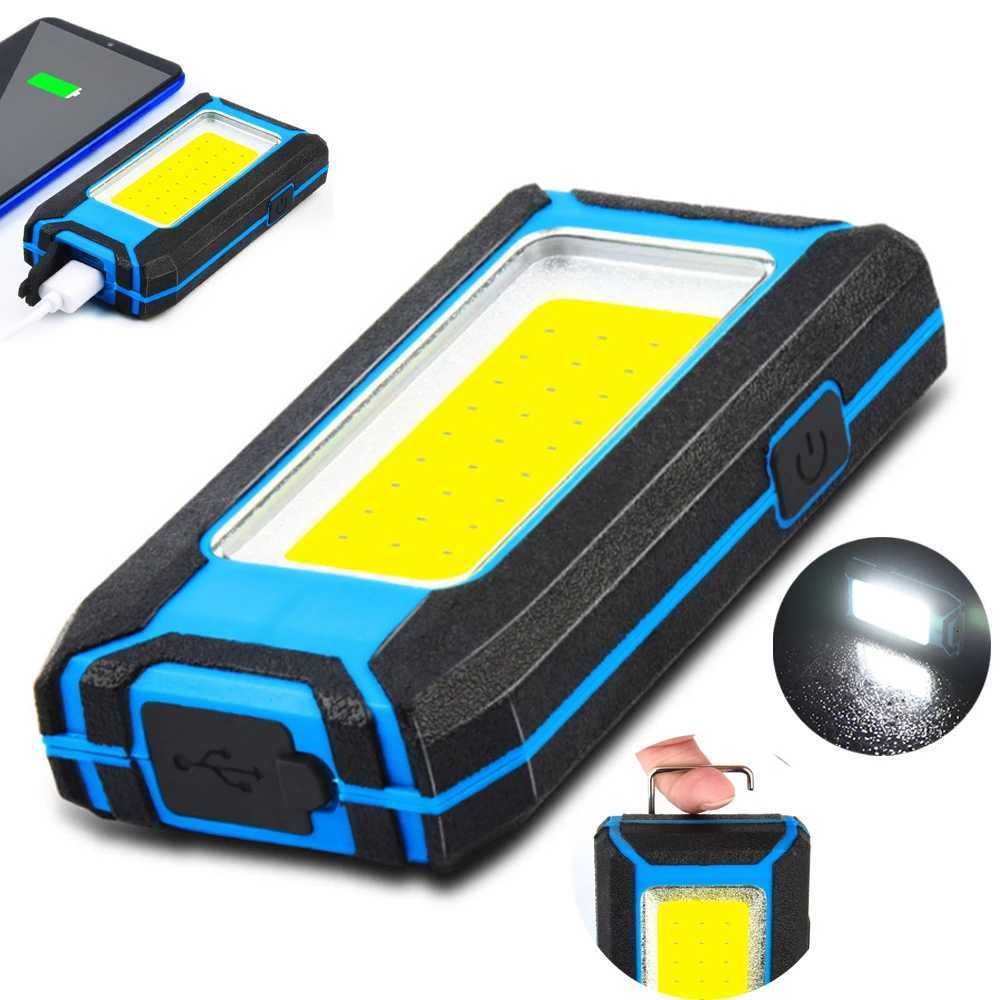 COB outdoor camping emergency LED portable waterproof super bright SOS light 10000MAH capacity mobile phone charging treasure M251115