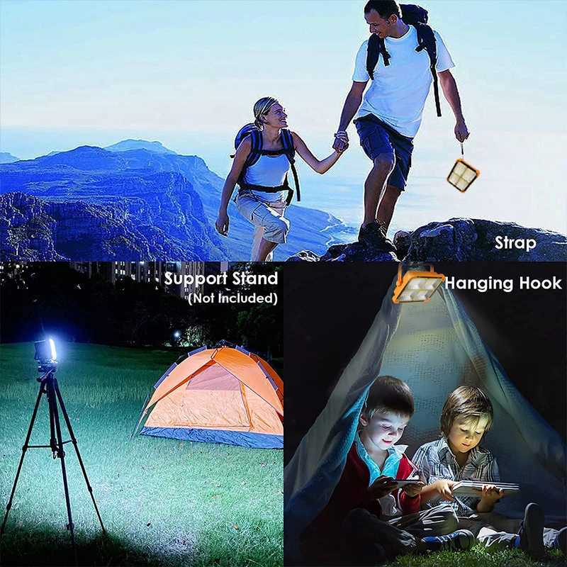20000mah Portable solar lantern LED Tent Light Rechargeable Lantern Emergency Night Market Light Outdoor Camping Bulb Lamp M251115