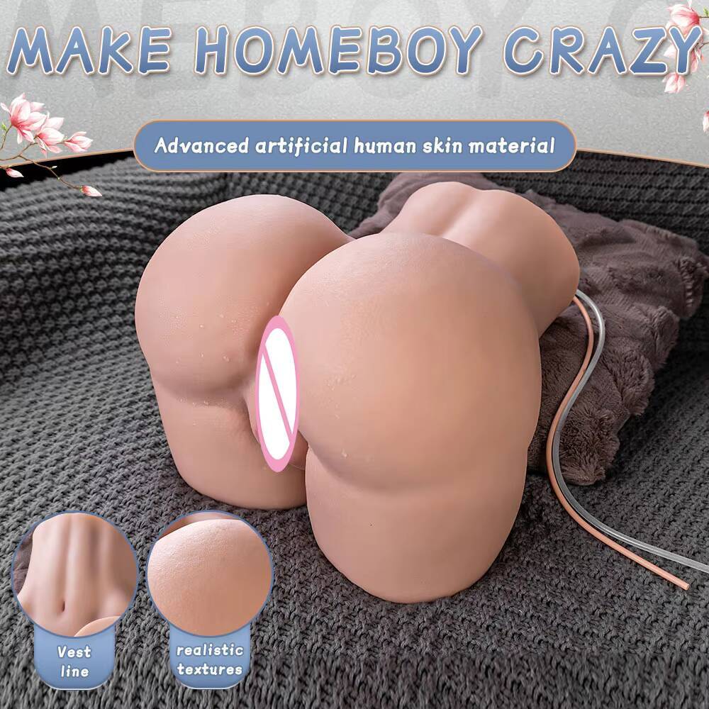 Solid Silicone Doll Half Body Yin Hip Inverted Model Airplane Cup Mens Masturbation Device Has Become a Human FunToy